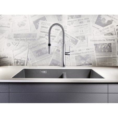 Kuchyňský dřez Blanco Subline 480/320-U Bílá soft