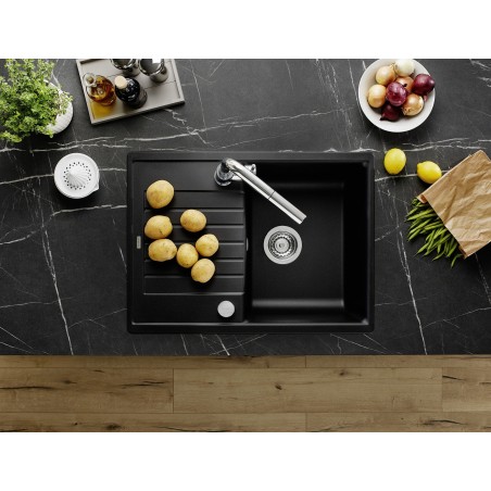 Kuchyňský dřez Blanco Zia 45 S Compact Bílá soft, s excentrem