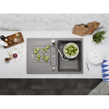 Kuchyňský dřez Blanco Zia 45 S Bílá soft, bez excentru