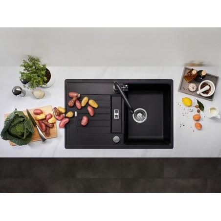 Kuchyňský dřez Blanco Zia 45 S Šedá vulkán, bez excentru