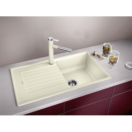 Kuchyňský dřez Blanco Zia 5 S Bílá soft, bez excentru