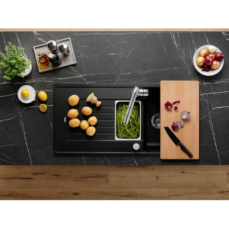 Kuchyňský dřez Blanco Zia 6 S Šedá vulkán, s excentrem