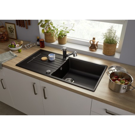 Kuchyňský dřez Blanco Zia XL 6 S Bílá soft, s excentrem