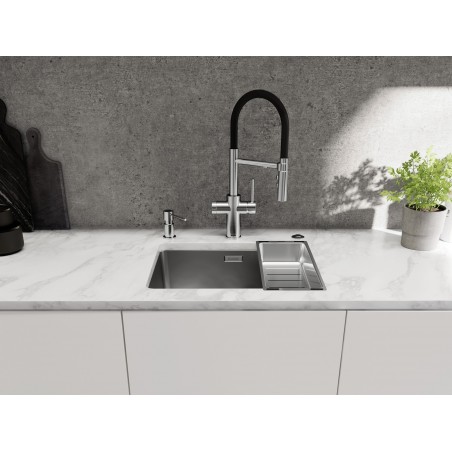 Kuchyňská baterie Blanco Catris-S Flexo Filter PVD Steel
