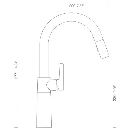 Kuchyňská baterie Schock SC-520.120 Dusk
