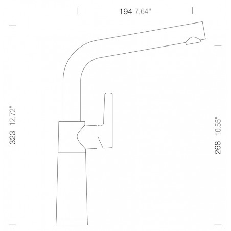 Kuchyňská baterie Schock SC-540 Dusk