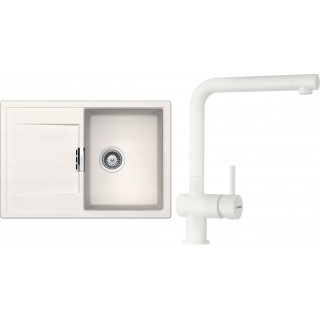 Set Schock S6-1 (dřez Mono D-100S Polaris + baterie Epos Polaris)