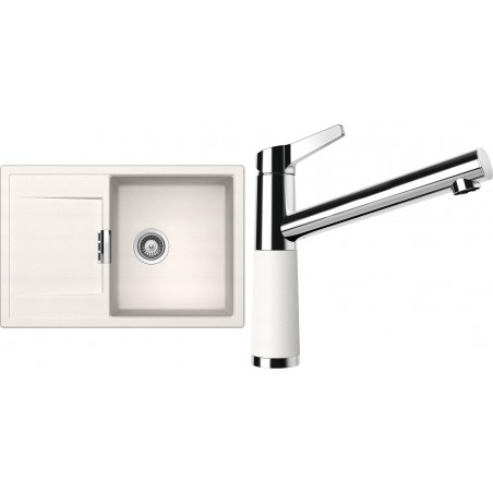 Set Schock S7-4 (dřez Mono D-100 Polaris + baterie SC-510 Polaris)