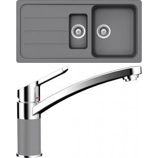 Set Schock S26-5 (dřez Formhaus D-150L Croma + baterie SC-90 Croma)