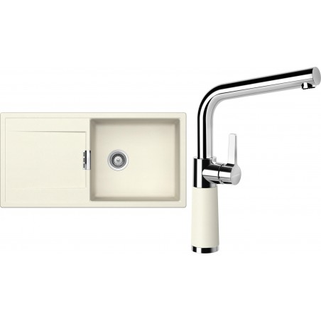 Set Schock S9-6 (dřez Mono D-100L Magnolia + baterie SC-540 Magnolia)