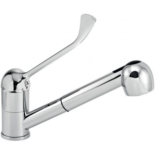 Dřezová baterie Titania Lux 91081L.0, lékařská páka, Chrom