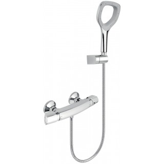Sprchová termostatická baterie Metalia 57 57961.0E, s příslušenstvím, Chrom