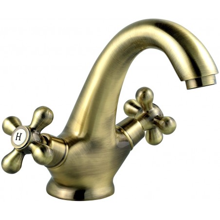 Umyvadlová baterie Ferro Antica BAI2BR, bez výpusti, Bronz Umyvadlová baterie Ferro Antica BAI2BR, bez výpusti, Bronz