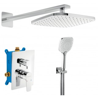 Koupelnová sada Metalia 58 SADA58051R.0 - sprchová podomítková baterie a sprchový set, Chrom