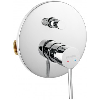 Podomítková baterie Ferro Fiesta BFI7P, 2 vývody, Chrom