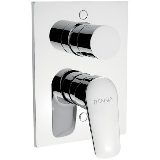 Podomítková baterie Titania Pure 90350R.0, 2 vývody, Chrom