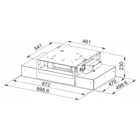 Odsavač par Franke Mythos Full Light FCMY 90 C WHG A FL Nerez