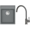 Set Franke G273ŠK (dřez MRG 610-37 RTL Šedý kámen + baterie FC 6018.084 LINA Šedý kámen)