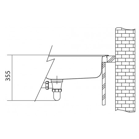 Kuchyňský dřez Franke Urban UBG 610-56 Onyx