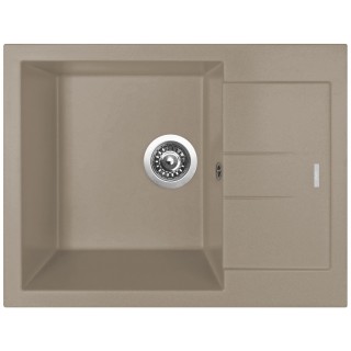 Kuchyňský dřez Sinks Amanda 650 Truffle 54