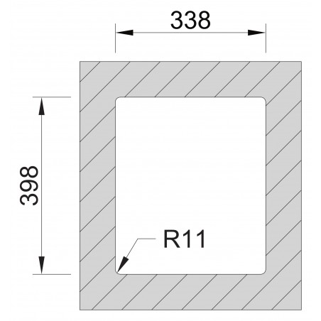 Kuchyňský dřez Sinks Box 380 FI 1,0 mm