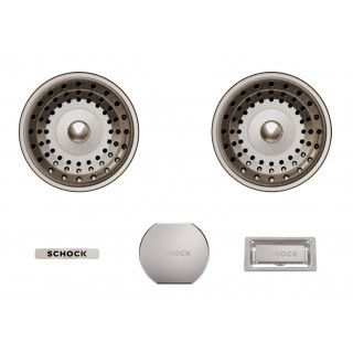 Části dřezu v provedení Nerez, Schock 400053EDM