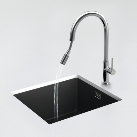 Kuchyňská baterie Schock Talia.120 Černá