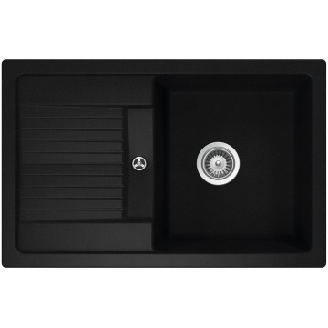 Kuchyňský dřez Schock Lima D-100S Nero, horní montáž