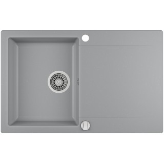 Kuchyňský dřez Teka Clivo 45 B-TQ 1B 1D Hliníkově šedá