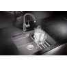 Kuchyňský dřez Blanco Etagon 500-U Šedá vulkán, bez příslušenství, s pojezdy