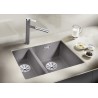 Kuchyňský dřez Blanco Subline 340/160-U Šedá skála, pravý, bez příslušenství