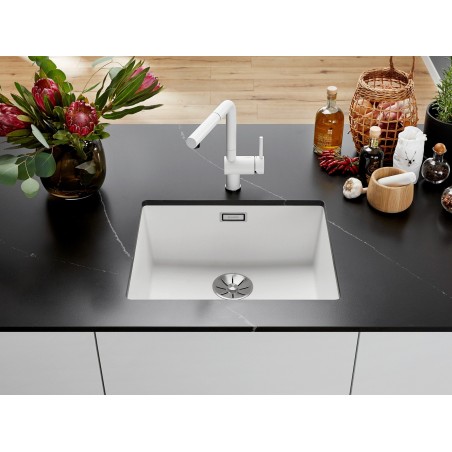 Kuchyňský dřez Blanco Subline 500-U Bílá soft, bez příslušenství