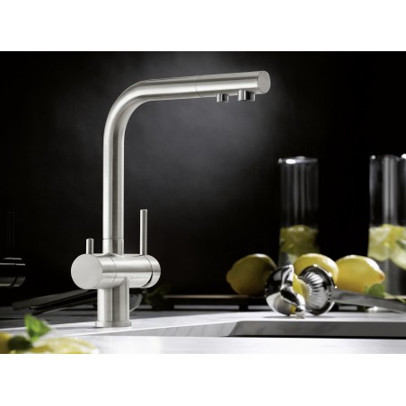 Kuchyňská baterie Blanco FONTAS II Filter Satin Platinum