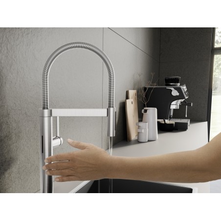 Kuchyňská baterie Blanco Culina-S II Mini Sensor PVD Steel