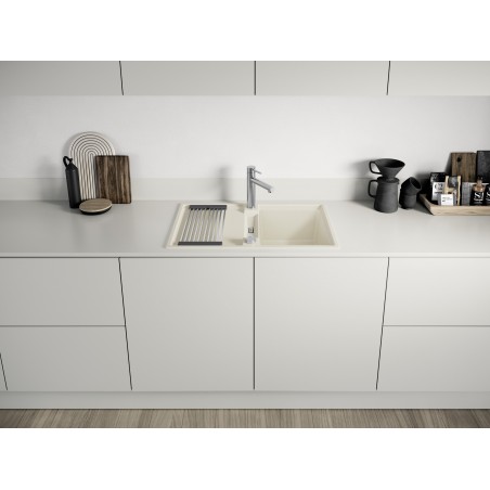 Kuchyňský dřez Blanco Adira 45 S Bílá soft, s mřížkou