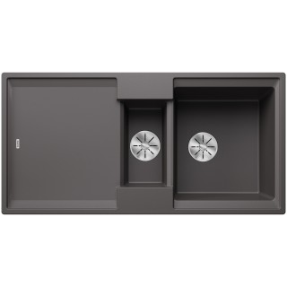 Kuchyňský dřez Blanco Adira 6 S Šedá skála, s mřížkou a miskou