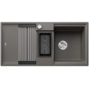 Kuchyňský dřez Blanco Adira 6 S Šedá vulkán, s mřížkou a miskou