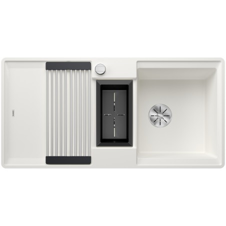 Kuchyňský dřez Blanco Adira 6 S-F Bílá, s mřížkou
