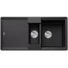 Kuchyňský dřez Blanco Adira 6 S-F Černá, s mřížkou