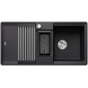 Kuchyňský dřez Blanco Adira 6 S-F Černá, s mřížkou