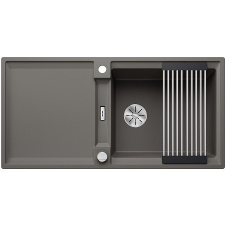 Kuchyňský dřez Blanco Adira XL 6 S Šedá vulkán, s mřížkou