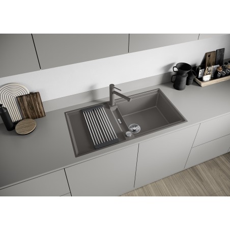 Kuchyňský dřez Blanco Adira XL 6 S-F Černá, s mřížkou