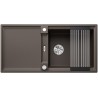 Kuchyňský dřez Blanco Adira XL 6 S-F Kávová, s mřížkou