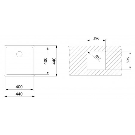 Kuchyňský dřez Teka Be Linea RS15 40.40 PureClean