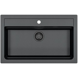 Kuchyňský dřez Alveus Atrox 40 Black Edition Black 91