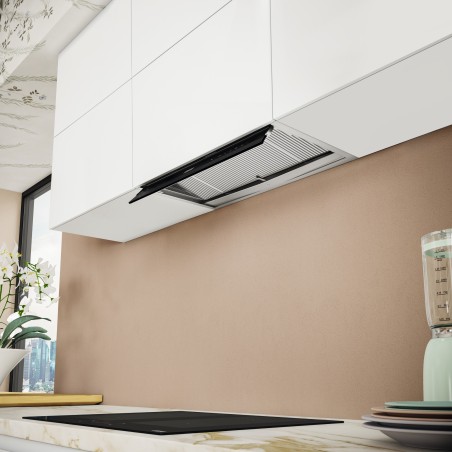 Odsavač par Franke Maris Style FST DRIP-FREE 60 X/2 KL Nerez/černé sklo