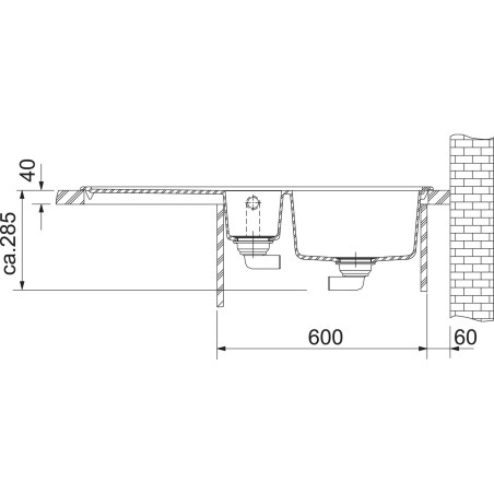 Kuchyňský dřez Franke Mythos MTG 651-100/2 Onyx
