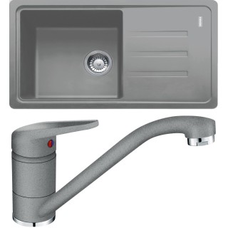 Set Franke G121 (dřez BSG 611-78/39 Šedý kámen + baterie FC 9541.084 Šedý kámen)