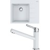 Set Franke G228 (dřez CNG 611-62 TL/2 Bílá-led + baterie FC 3054.094 ORBIT Chrom/Bílá-led)