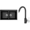 Set Sinks (dřez Amanda 860 DUO Metalblack 74 + baterie Mix 35 Metalblack 74) Set Sinks (dřez Amanda 860 DUO Metalblack 74 + baterie Mix 35 Metalblack 74)